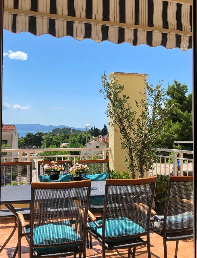 Andor - Lux, Two Beautiful Terraces With Sea & Sunset View Apartment Makarska Bagian luar foto