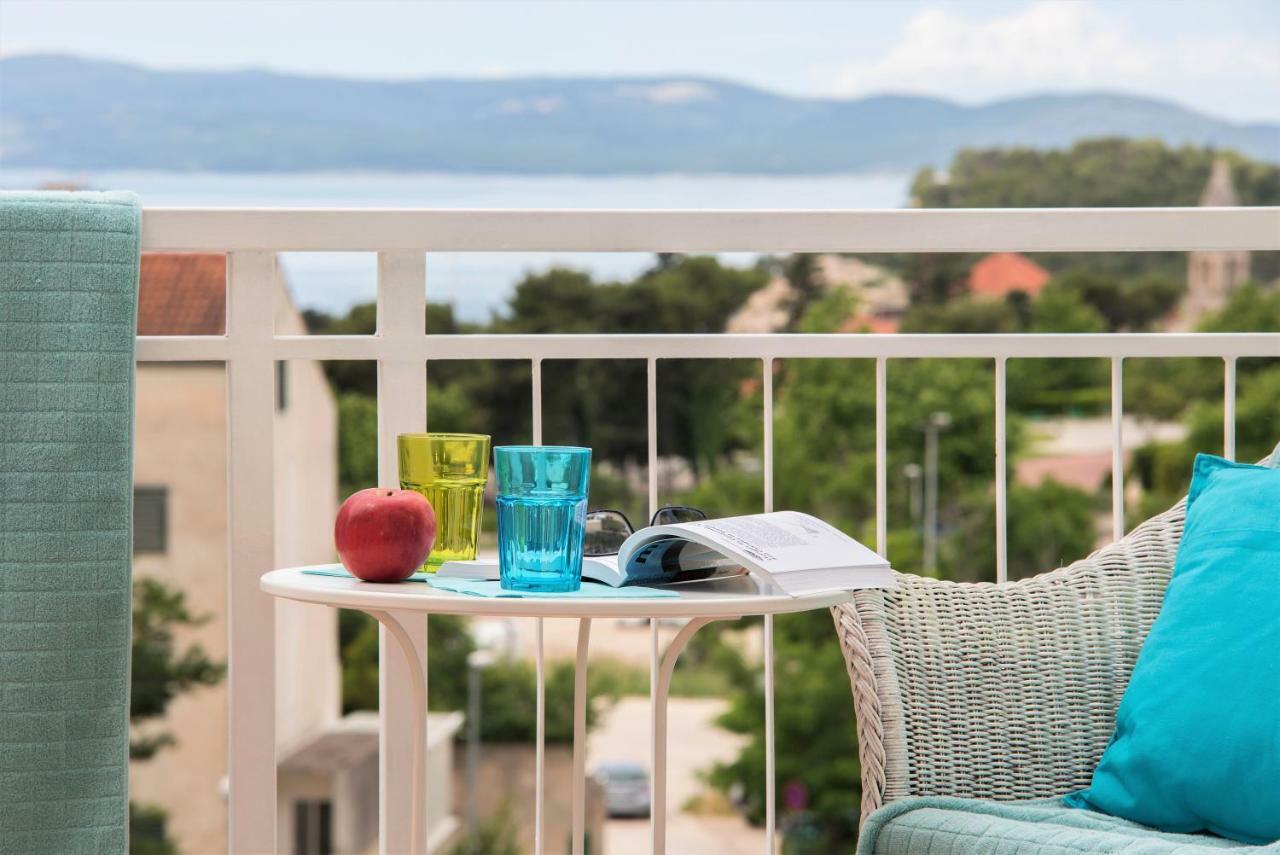 Andor - Lux, Two Beautiful Terraces With Sea & Sunset View Apartment Makarska Bagian luar foto