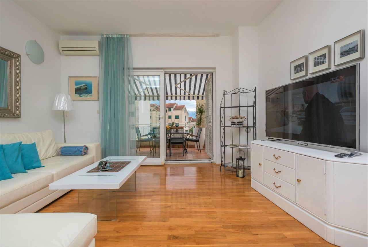 Andor - Lux, Two Beautiful Terraces With Sea & Sunset View Apartment Makarska Bagian luar foto