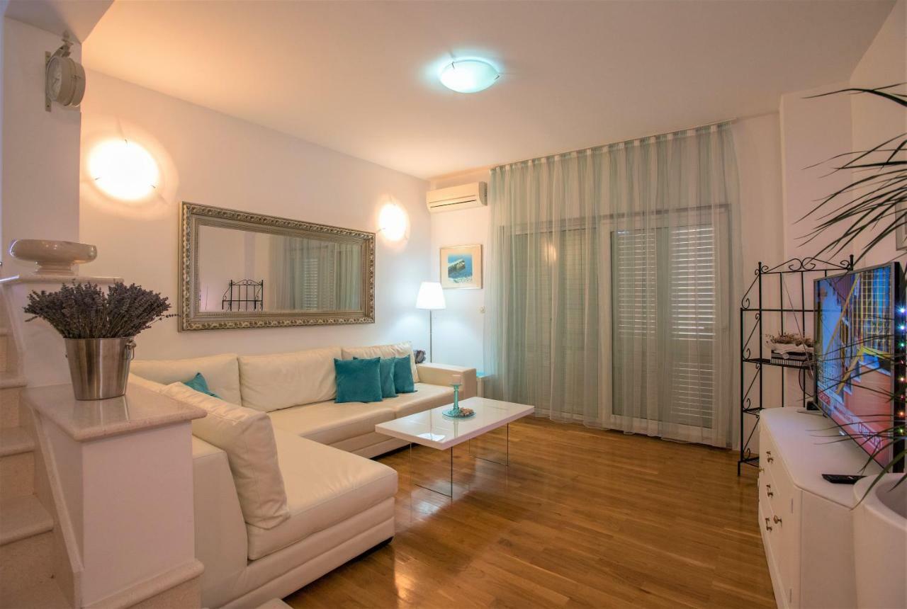 Andor - Lux, Two Beautiful Terraces With Sea & Sunset View Apartment Makarska Bagian luar foto